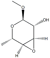 alpha-L-Altropyranoside, methyl 3,4-anhydro-6-deoxy- (9CI),676127-38-1,结构式