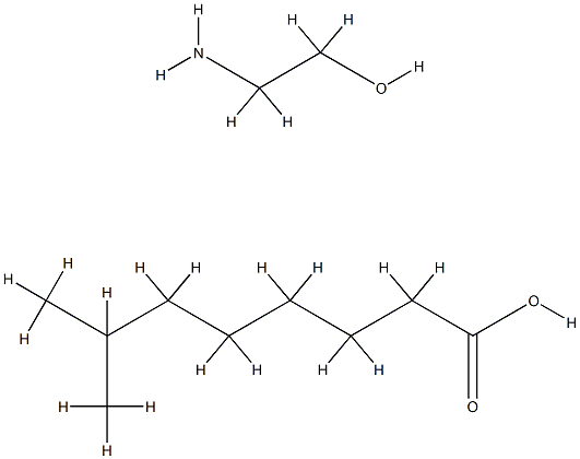 异壬酸与氨基乙醇的化合物,67801-50-7,结构式