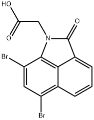 2-[2-oxobenzo[cd]indol-1(2H)-yl]acetic acid, 67868-17-1, 结构式