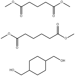 Hexanedioic acid, dimethyl ester, polymer with 1,4-cyclohexanedimethanol and dimethyl pentanedioate Structure