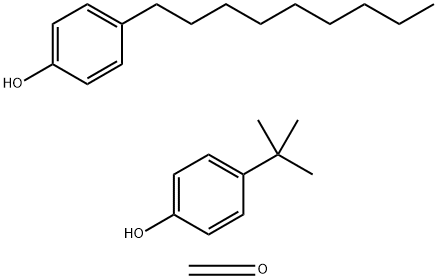 Formaldehyde, polymer with 4-(1,1-dimethylethyl)phenol and 4-nonylphenol 化学構造式