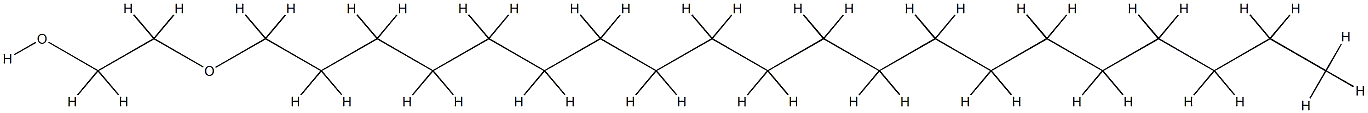 Polyoxyethylene monoeicosyl ether 结构式