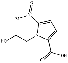 1H-Pyrrole-2-carboxylicacid,1-(2-hydroxyethyl)-5-nitro-(9CI) Struktur