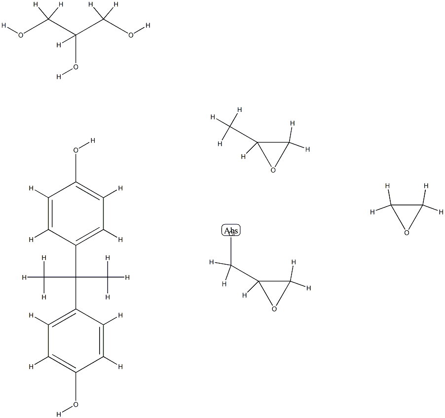 Oxirane, methyl-, polymer with oxirane, ether with 1,2,3-propanetriol, ether with (chloromethyl)oxirane polymer with 4,4'-(1-methylethylidene)bis[phenol]|(甲基环氧乙烷与环氧乙烷的聚合物)与1,2,3-丙三醇和[(氯甲基)环氧乙烷与4,4'-(1-甲基亚乙基)双[酚]的聚合物]的醚化物