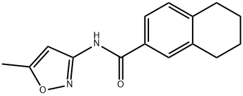 2-Naphthalenecarboxamide,5,6,7,8-tetrahydro-N-(5-methyl-3-isoxazolyl)-(9CI) Structure