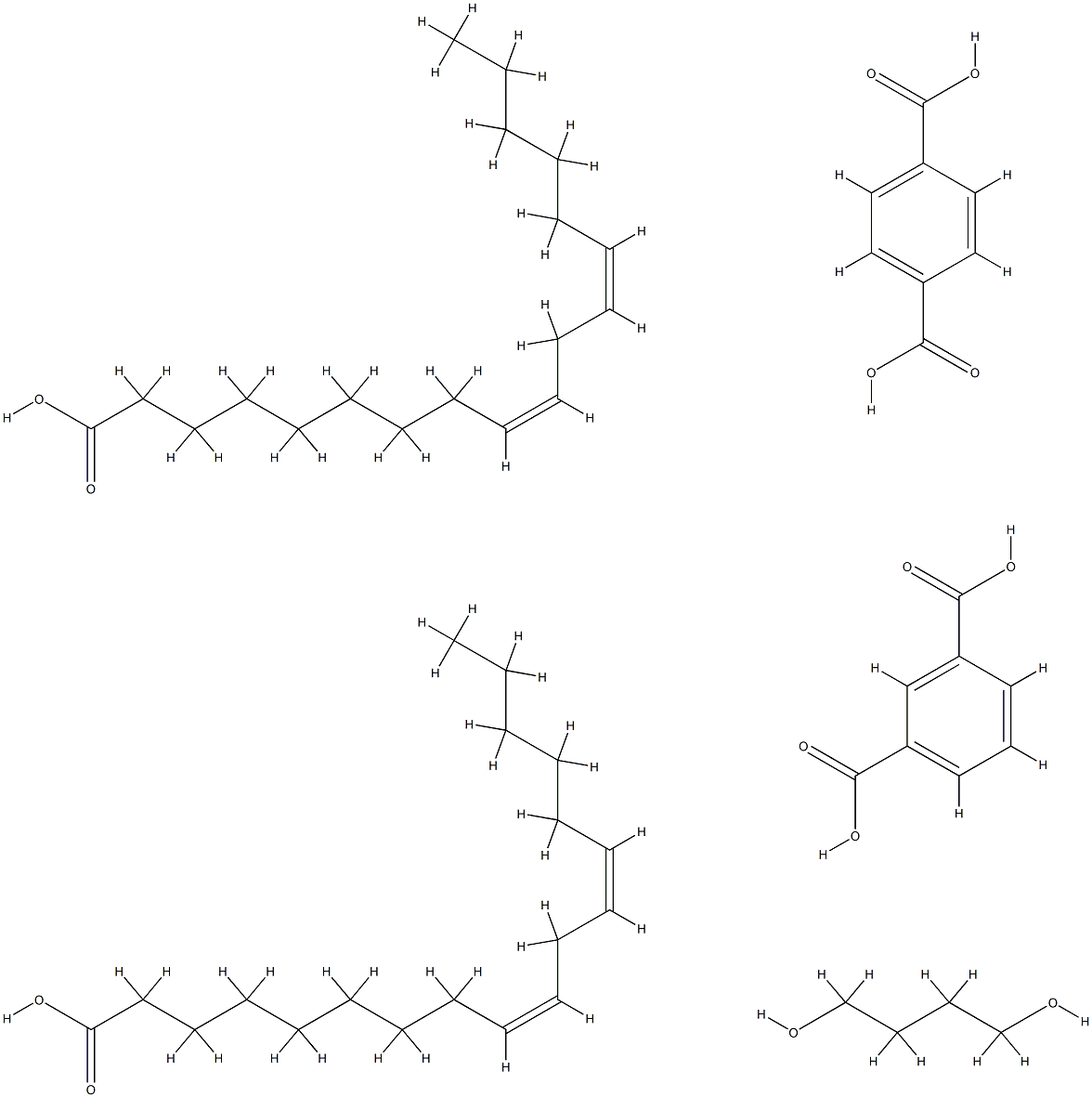 68123-22-8 1,3-Benzenedicarboxylic acid, polymer with 1,4-benzenedicarboxylic acid, 1,4-butanediol and (Z,Z)-9,12-octadecadienoic acid dimer