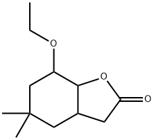 2(3H)-Benzofuranone,7-ethoxyhexahydro-5,5-dimethyl-(9CI) Structure