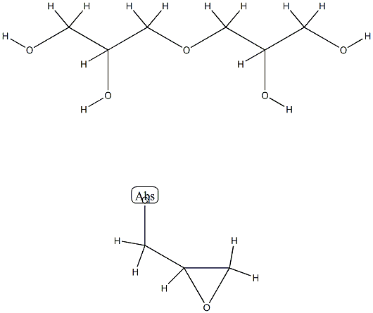 ジグリセロ-ル　ポリグリシジルエ-テル 化学構造式