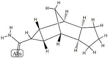 2,6-Methanocycloprop[f]indene-1-carboxamide,decahydro-,(1-alpha-,1a-alpha-,2-alpha-,2a-bta-,5a-bta-,6-alpha-,6a-alpha-)-(9CI) 结构式
