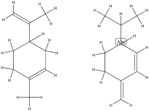 beta-phellandrene/ dipentene copolymer Structure