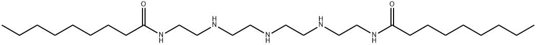 N,N'-[Iminobis(2,1-ethanediylimino-2,1-ethanediyl)]bis(nonanamide) Struktur
