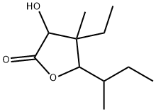 2(3H)-Furanone,4-ethyldihydro-3-hydroxy-4-methyl-5-(1-methylpropyl)-(9CI) 结构式