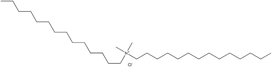 Quaternary ammonium compounds, di-C12-18-alkyldimethyl, chlorides 化学構造式