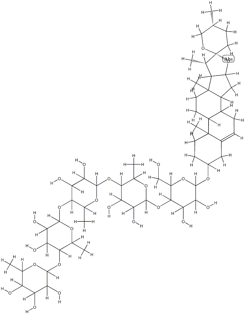 floribundasaponin D Structure