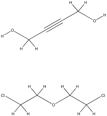 2-Butyne-1,4-diol, ethers with bis(2-chloroethyl) ether, sulfonated  Struktur