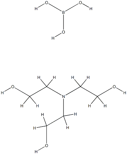 Boric acid, compd. with 2,2',2''-nitrilotris[ethanol] Struktur