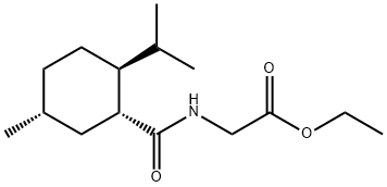 N-((Ethoxycarbonyl)methyl)-P-menthane-3-carboxamide Structure