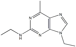 9H-Purin-2-amine,N,9-diethyl-6-methyl-(9CI),685081-72-5,结构式