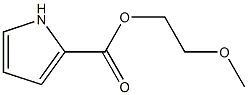 1H-Pyrrole-2-carboxylicacid,2-methoxyethylester(9CI) Structure