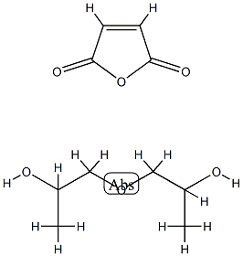 2,5-Furandione, polymer with 1,1'-oxybis[2-propanol] Struktur