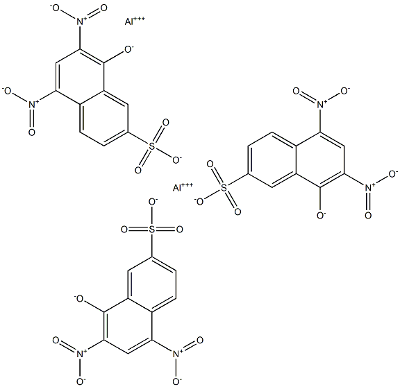 外用黄 7 色淀 [CI 10316],68698-86-2,结构式