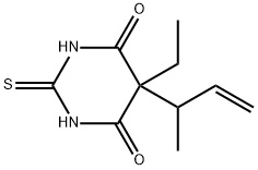 688013-17-4 4,6(1H,5H)-Pyrimidinedione,5-ethyldihydro-5-(1-methyl-2-propenyl)-2-thioxo-(9CI)
