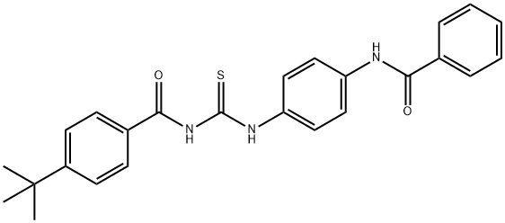 688014-33-7 N-(4-BENZAMIDOPHENYLCARBAMOTHIOYL)-4-TERT-BUTYLBENZAMIDE