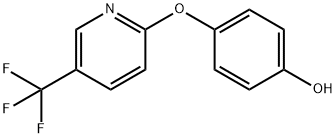 4-(5-トリフルオロメチルピリジン-2-イルオキシ)フェノール 化学構造式