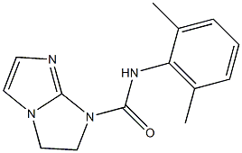 1H-Imidazo[1,2-a]imidazole-1-carboxamide,N-(2,6-dimethylphenyl)-2,3- Structure
