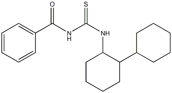 1-Benzoyl-3-(1,1'-bicyclohexan-2-yl)thiourea Struktur