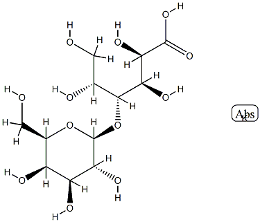 乳糖酸钾,69313-67-3,结构式