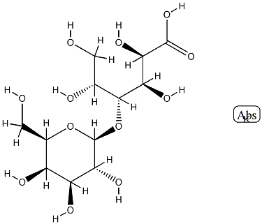 Potassium lactobionate Structure