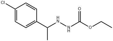 3-(p-Chloro-α-methylbenzyl)carbazic acid ethyl ester Struktur