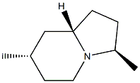 Indolizine, octahydro-3,7-dimethyl-, (3R,7S,8aS)-rel- (9CI) Struktur