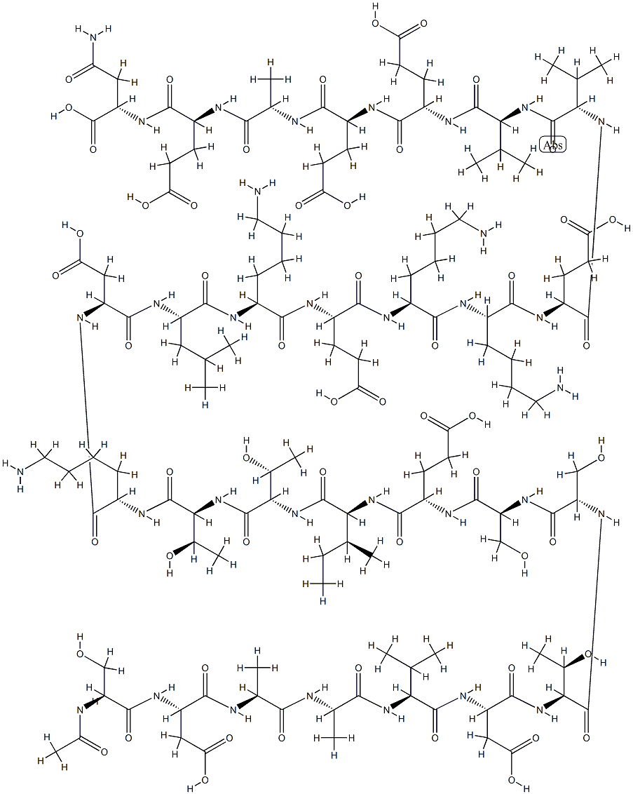 alpha1-ThymosinThymalfasin Struktur