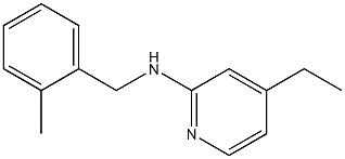 2-Pyridinamine,4-ethyl-N-[(2-methylphenyl)methyl]-(9CI) Struktur
