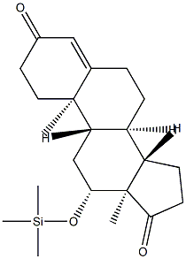 12β-(Trimethylsiloxy)androst-4-ene-3,17-dione Structure