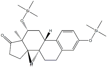 3,12β-Bis(trimethylsiloxy)-1,3,5(10)-estratrien-17-one Structure