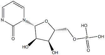 1-(5-O-Phosphono-β-D-ribofuranosyl)pyrimidin-2(1H)-one Struktur