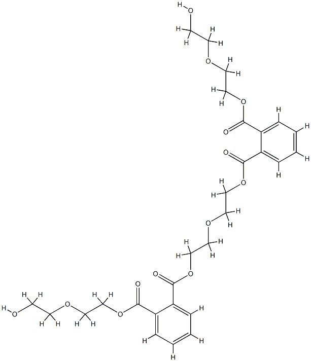 POLY(DI(ETHYLENE GLYCOL) PHTHALATE) Structure