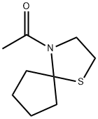 1-Thia-4-azaspiro[4.4]nonane,4-acetyl-(7CI,8CI,9CI) Structure