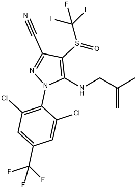 丁虫腈 结构式