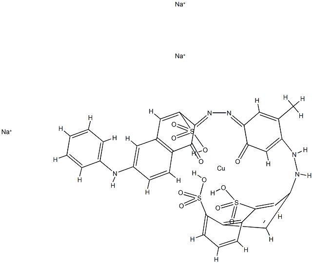 Direct blue 273 化学構造式