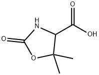 4-Oxazolidinecarboxylicacid,5,5-dimethyl-2-oxo-(9CI) Structure
