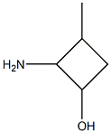 Cyclobutanol,2-amino-3-methyl-(9CI) Structure