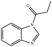 1H-Benzimidazole,1-(1-oxopropyl)-(9CI) Structure