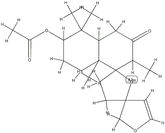 71641-11-7 6''-Acetoxy-3',4',4''a,5'',6'',7'',8'',8''a-octahydro-2'',5'',5'',8''a-tetramethyldispiro[furan-3(2H),2'(5'H)-furan-5',1''(2''H)-naphthalen]-3''(4''H)-one