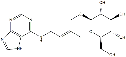 cis-ZEATIN-O-GLUCOSIDE (cZOG) Struktur