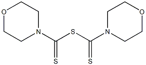 Bis(morpholine-4-thiocarboxylic)thioanhydride Structure