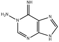 1H-Purin-1-amine,6,7-dihydro-6-imino-(9CI) 结构式